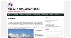 Desktop Screenshot of overseaschristianministries.org